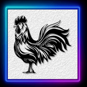 Rooster Chicken Farmhouse Ranch Wall Art Home Decor