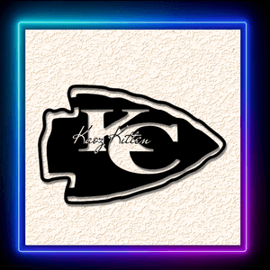 Kansas City Chiefs Logo Symbol Wall Art Home Decor