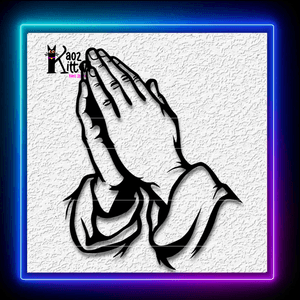 Prayer Wall Art Praying Hands Religious Decor Wall Art Home Decor