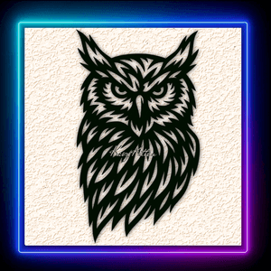 Tribal Owl Wall Art Home Decor