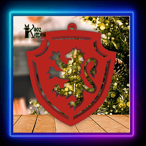 Gryffindor Ornament Harry Potter House Crest Wall Art Home Decor