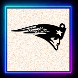 New England Patriots Head Logo Keychain