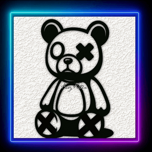 Voodoo Bear 4 Wall Art Home Decor