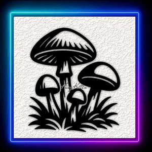 Mushroom Garden 6 Wall Art Home Decor