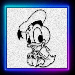 Baby Donald Duck Fanart Wall Art Disney Home Decor