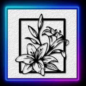 Easter Lilies Flowers Wall Art Home Decor