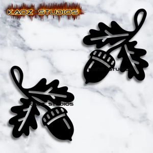 acorn earrings