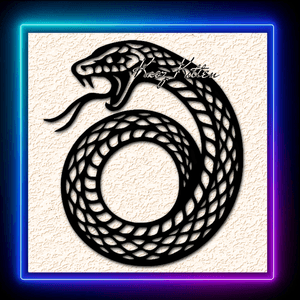  Serpentine Venomous Snake Wall Art Home Decor