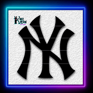 New York Yankees Logo Baseball Team Wall Art Home Decor
