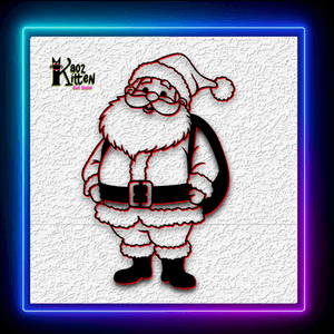 Santa Claus Christmas Ornament Wall Art Home Decor