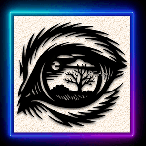 Rabbit Eye Scenery Wall Art Home Decor