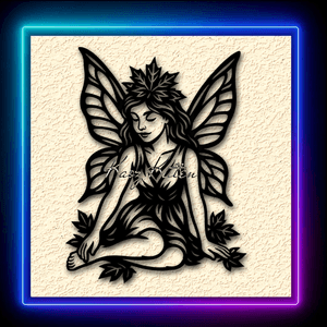 Enchanted Autumn Fairy Wall Art Home Decor 