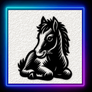 Baby Farm Horse Wall Art Home Decor