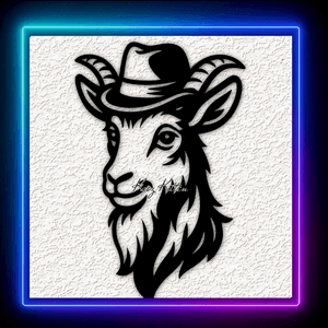 Goat Hat 7 Wall Art Home Decor