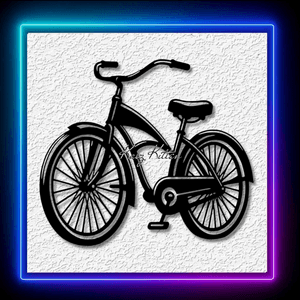 Beach Cruiser Bicycle Cycling Wall Art Home Decor