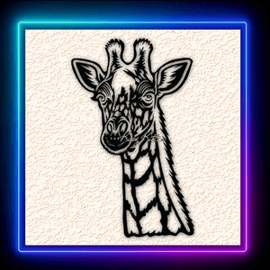 Realistic Giraffe Wall Art Home Decor