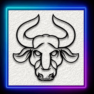 Zodiac Taurus Wall Art Astrological Home Decor