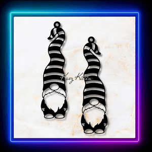 Garden Gnome Earrings and Gnomes Wall Art