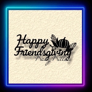 Happy Thanksgiving Turkey Feast Wall Art Home Decor