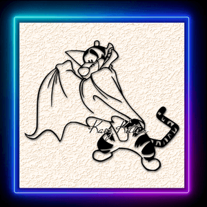 Tigger The Vampire Dracula Wall Art Home Decor