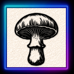 Realistic Mushroom 8 Wall Art Home Decor