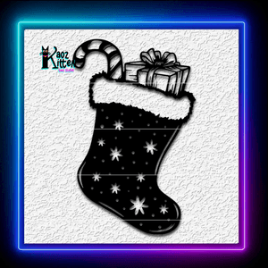 Christmas Stocking Xmas Wall Art Home Decor