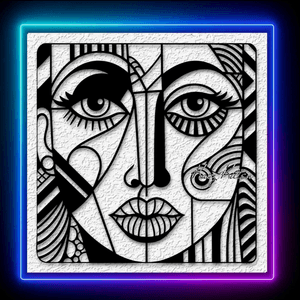 Art Avant Garde Face Wall Art Modern Home Decor
