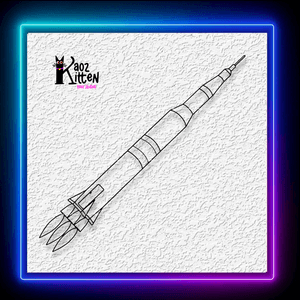 Rocket Wall Art SpaceX NASA Space Decor Rocket Ship Print Wall Art Home Decor