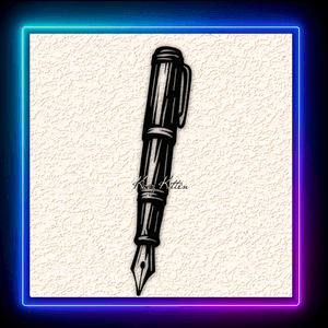 Fountain Pen Wall Art Home Decor