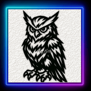 Tribal Owl Wall Art Home Decor