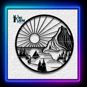 River Scenery Nature Wall Art Home Decor