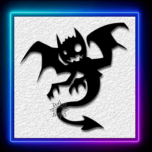Devil Demon Shadow Wall Art Halloween Decor