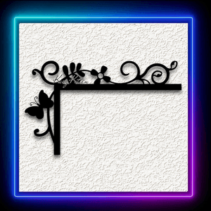 Simple Butterfly Garden Door Topper