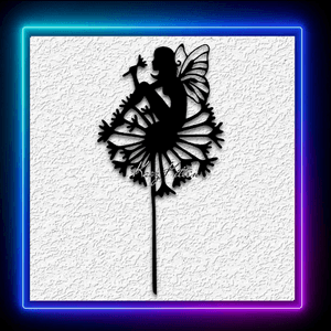 Forest Fairy in Dandelion Wall Art Garden Fairy Home Decor