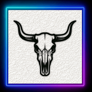 Desert Cow Skull Wall Art Home Decor