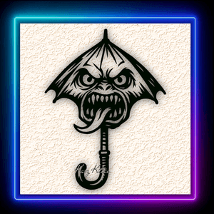 Haunted Umbrella Wall Art Home Decor