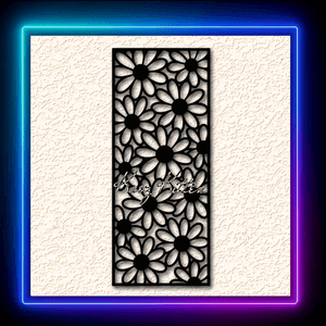 Daisy Garden Flower Wall Art Home Decor