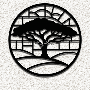 acacia tree glass