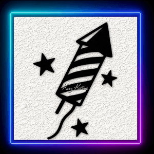 USA Fireworks 5 Wall Art Home Decor