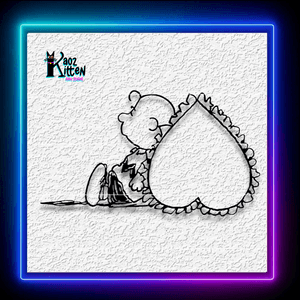Charlie Brown Valentine Peanuts Fanart Wall Art Home Decor