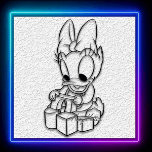 Baby Daisy Duck Wall Art Disney Home Decor