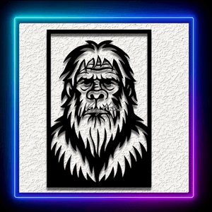Grandpa Bigfoot Wall Art Home Decor Sasquatch