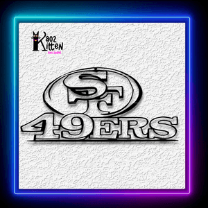 San Francisco 49ers Wall Art Street Style Logo Fan Art Wall Art Home Decor