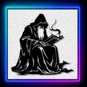 Warlock Spell Book Wizard Wall Art Home Decor