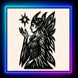 Mythical Being Enchanted Star Wall Art Home Decor