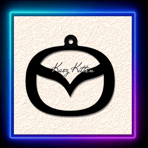 Mazda Car Auto Logo Emblem Keychain Earring 