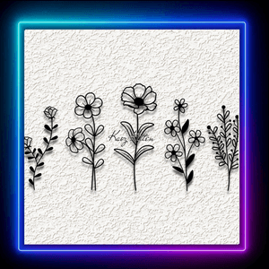 Spring Flowers Wall Art Home Decor