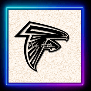 Atlanta Falcons Logo Emblem Wall Art Home Decor