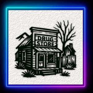 Ghost Town Store Wall Art Home Decor