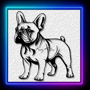 Frenchie French Bulldog Wall Art Home Decor